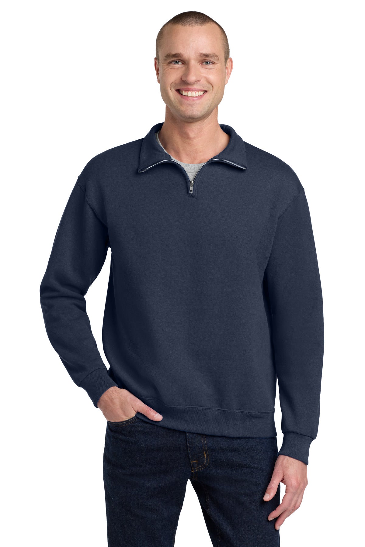 Jerzees ® - NuBlend ® 1/4-Zip Cadet Collar Sweatshirt. 995M