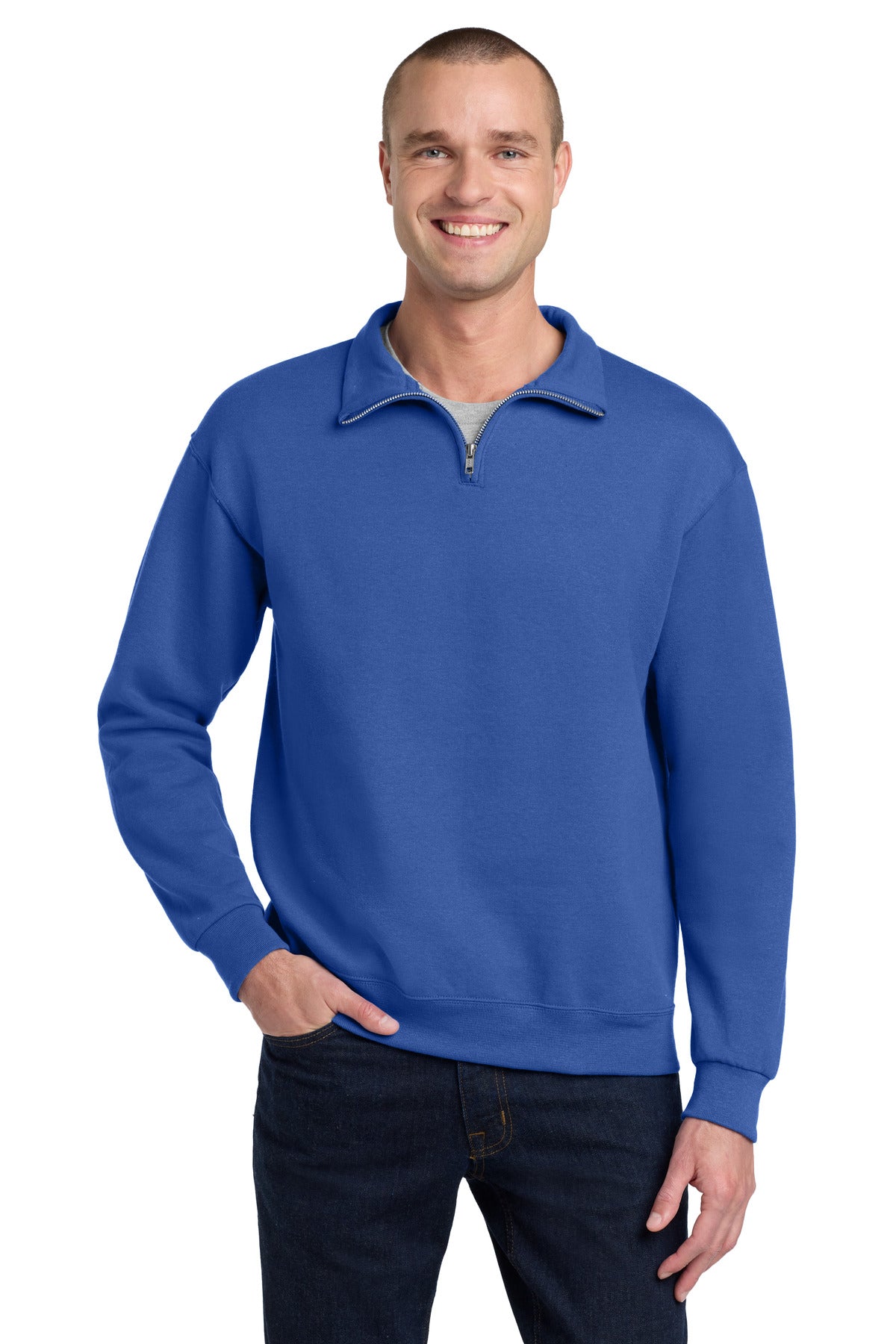 Jerzees ® - NuBlend ® 1/4-Zip Cadet Collar Sweatshirt. 995M