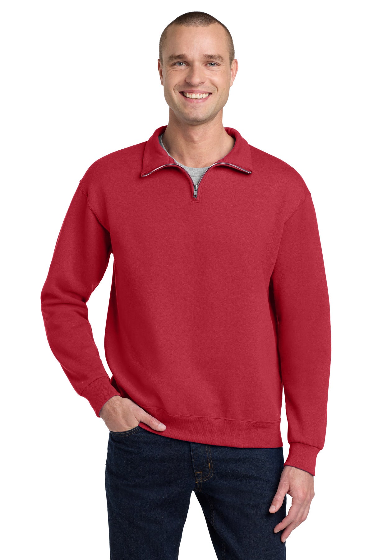 Jerzees ® - NuBlend ® 1/4-Zip Cadet Collar Sweatshirt. 995M
