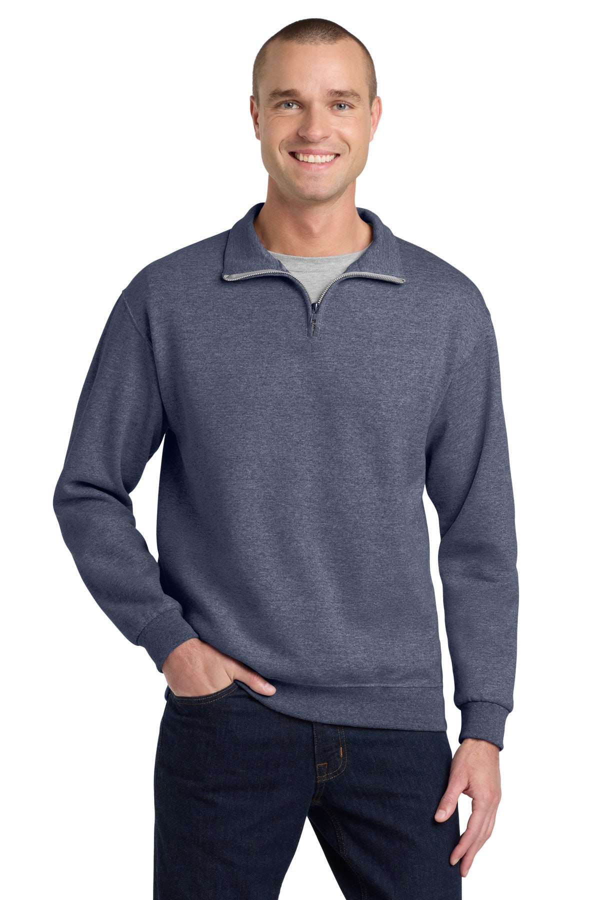 Jerzees ® - NuBlend ® 1/4-Zip Cadet Collar Sweatshirt. 995M
