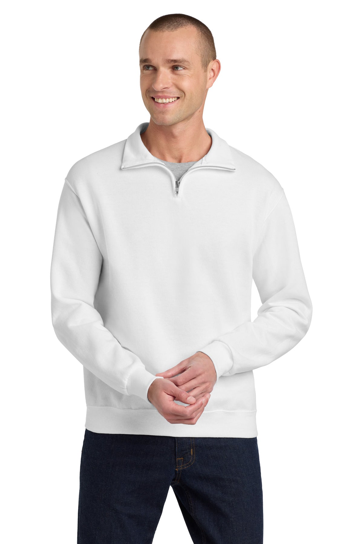 Jerzees ® - NuBlend ® 1/4-Zip Cadet Collar Sweatshirt. 995M