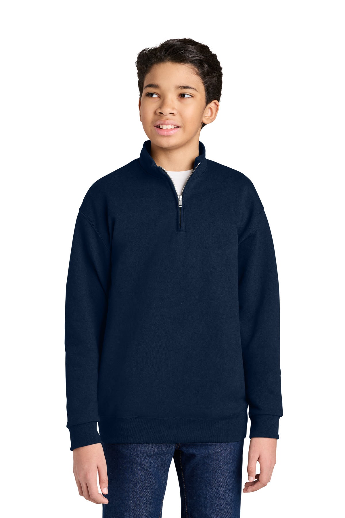 Jerzees ® Youth NuBlend ® 1/4-Zip Cadet Collar Sweatshirt 995Y