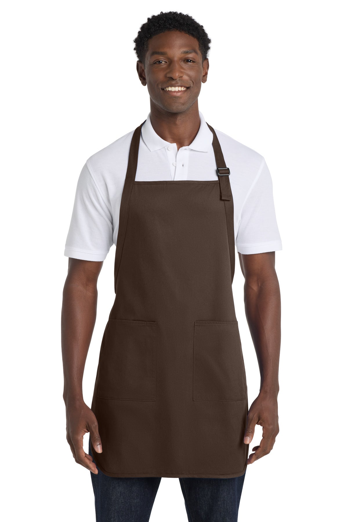 Port Authority ® Full-Length Apron with Pockets. A500