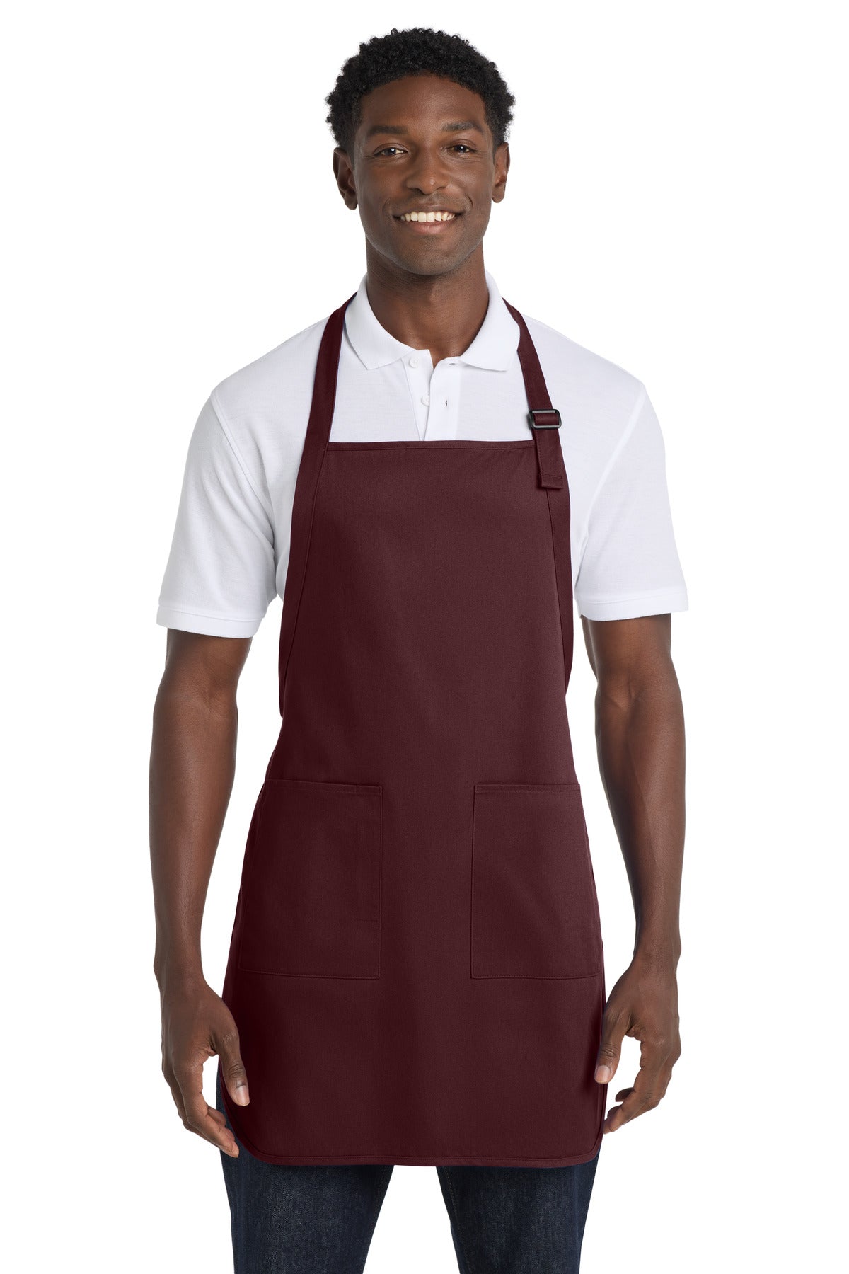 Port Authority ® Full-Length Apron with Pockets. A500