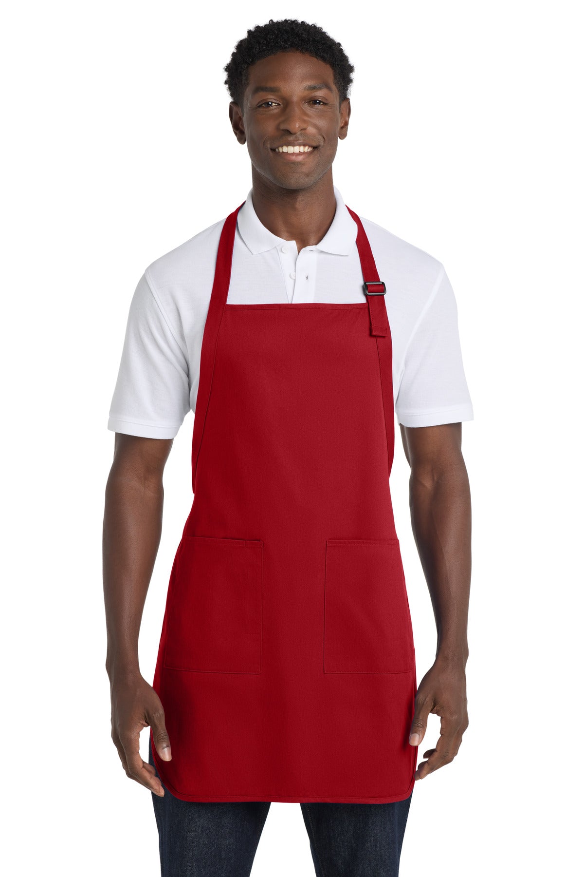 Port Authority ® Full-Length Apron with Pockets. A500