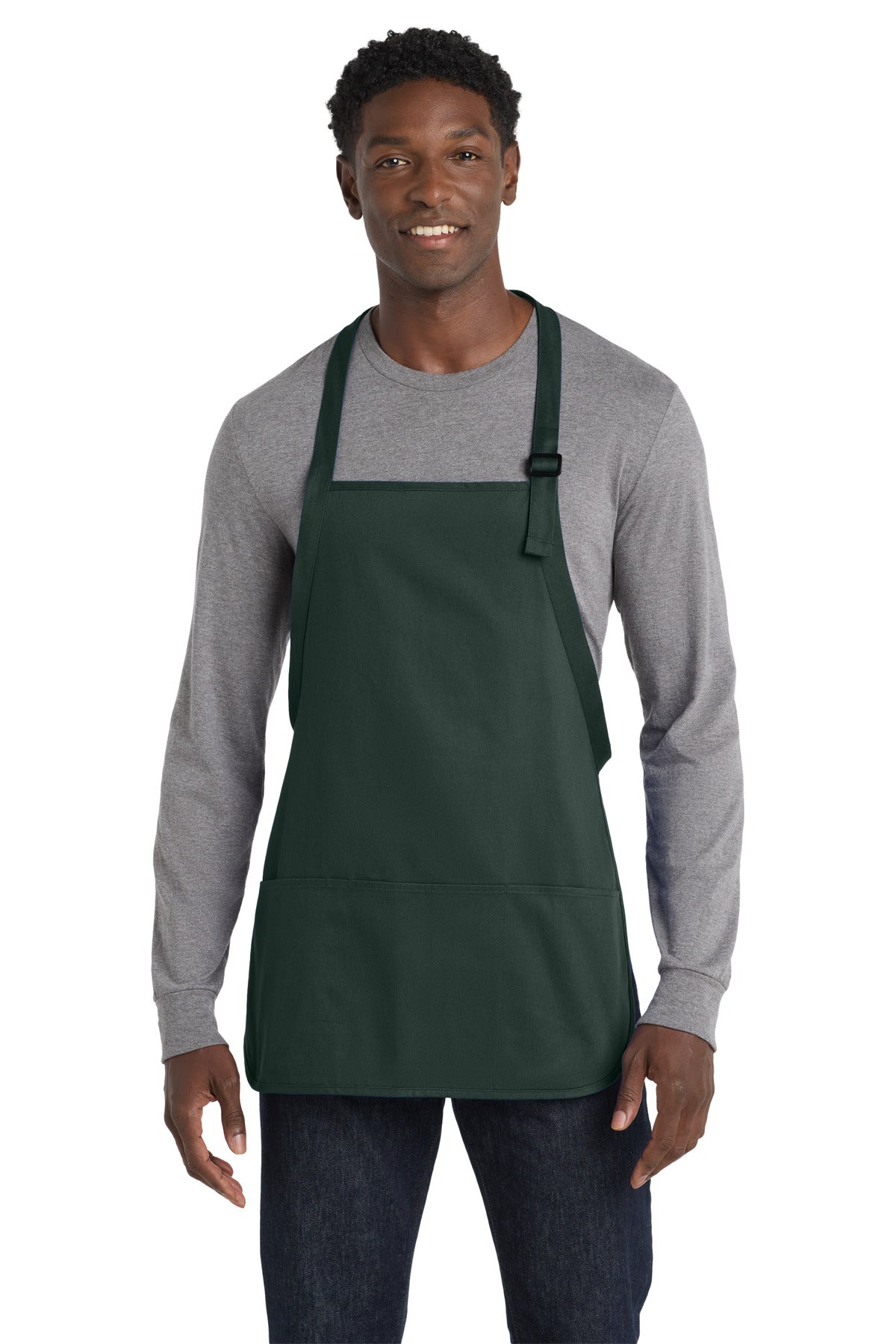 Port Authority ® Medium-Length Apron with Pouch Pockets. A510