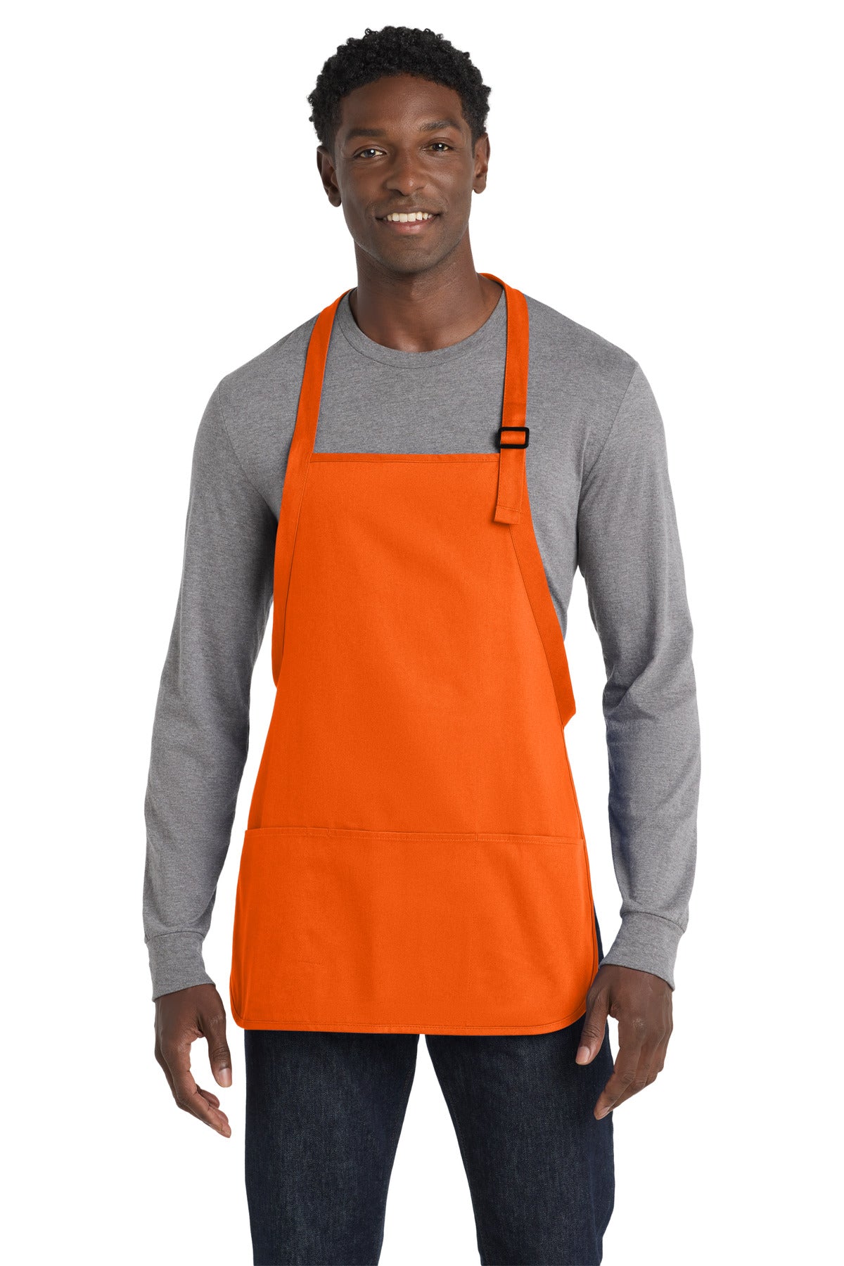 Port Authority ® Medium-Length Apron with Pouch Pockets. A510
