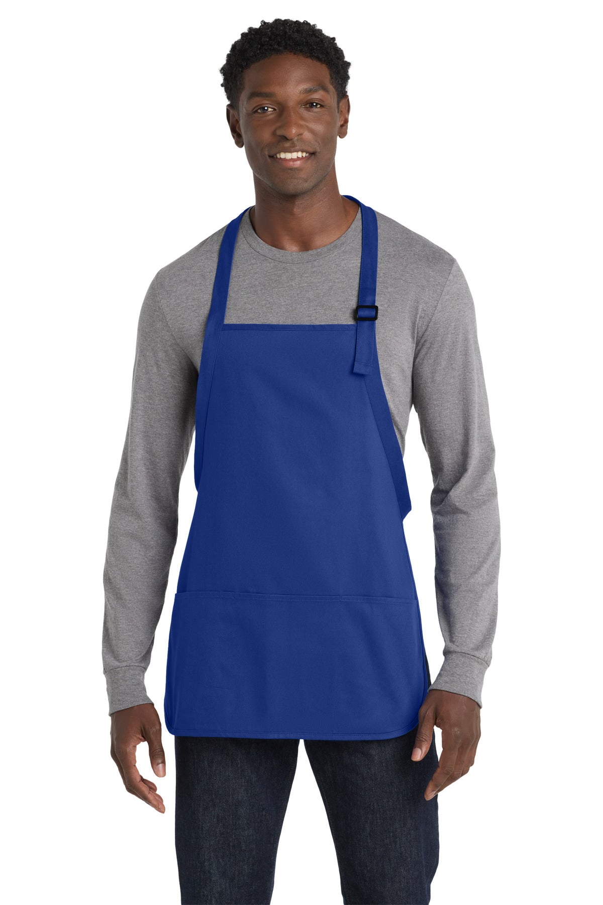 Port Authority ® Medium-Length Apron with Pouch Pockets. A510
