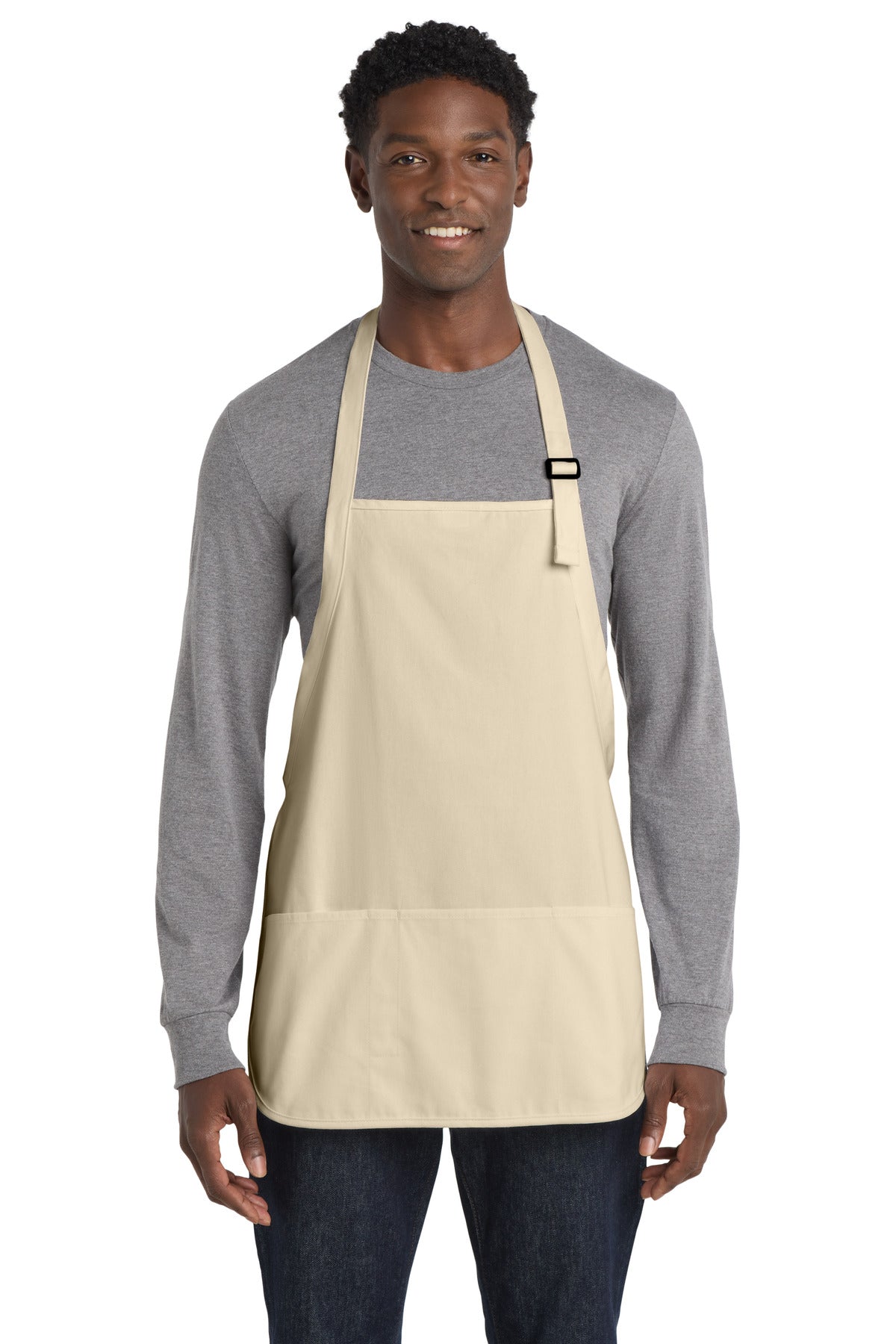 Port Authority ® Medium-Length Apron with Pouch Pockets. A510