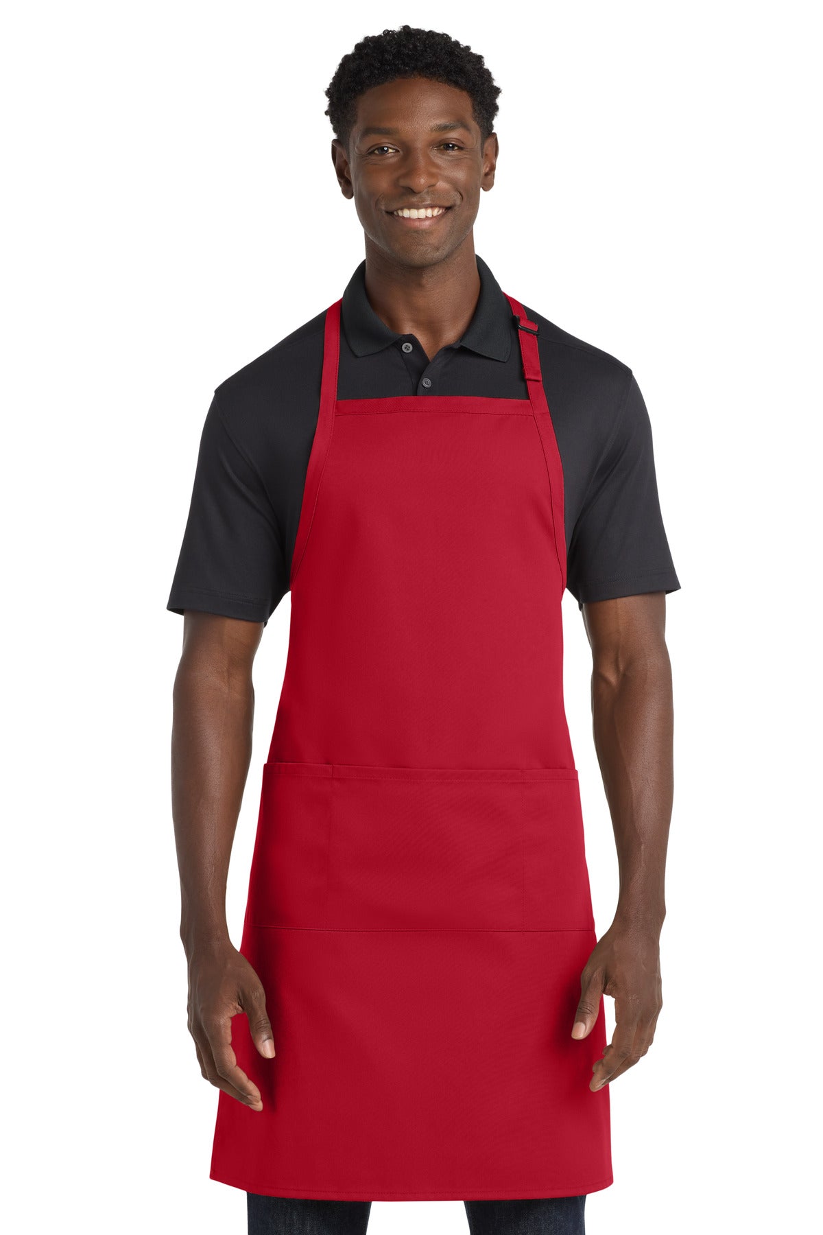 Port Authority ® Easy Care Extra Long Bib Apron with Stain Release. A700