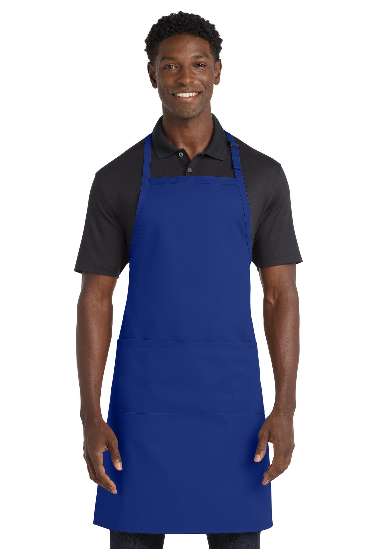 Port Authority ® Easy Care Extra Long Bib Apron with Stain Release. A700