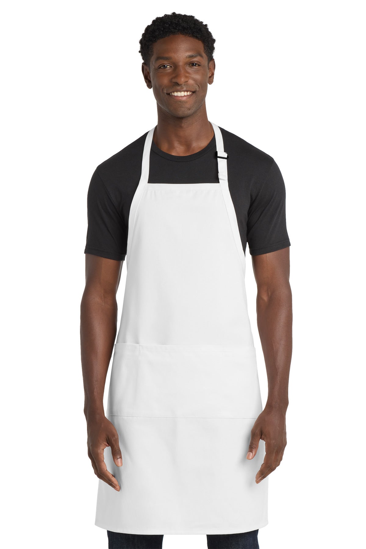Port Authority ® Easy Care Extra Long Bib Apron with Stain Release. A700