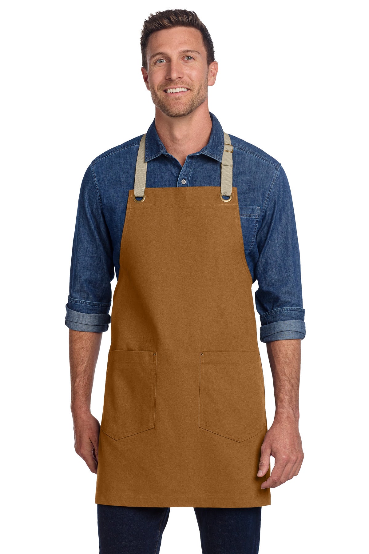 Port Authority ® Canvas Full-Length Two-Pocket Apron A815