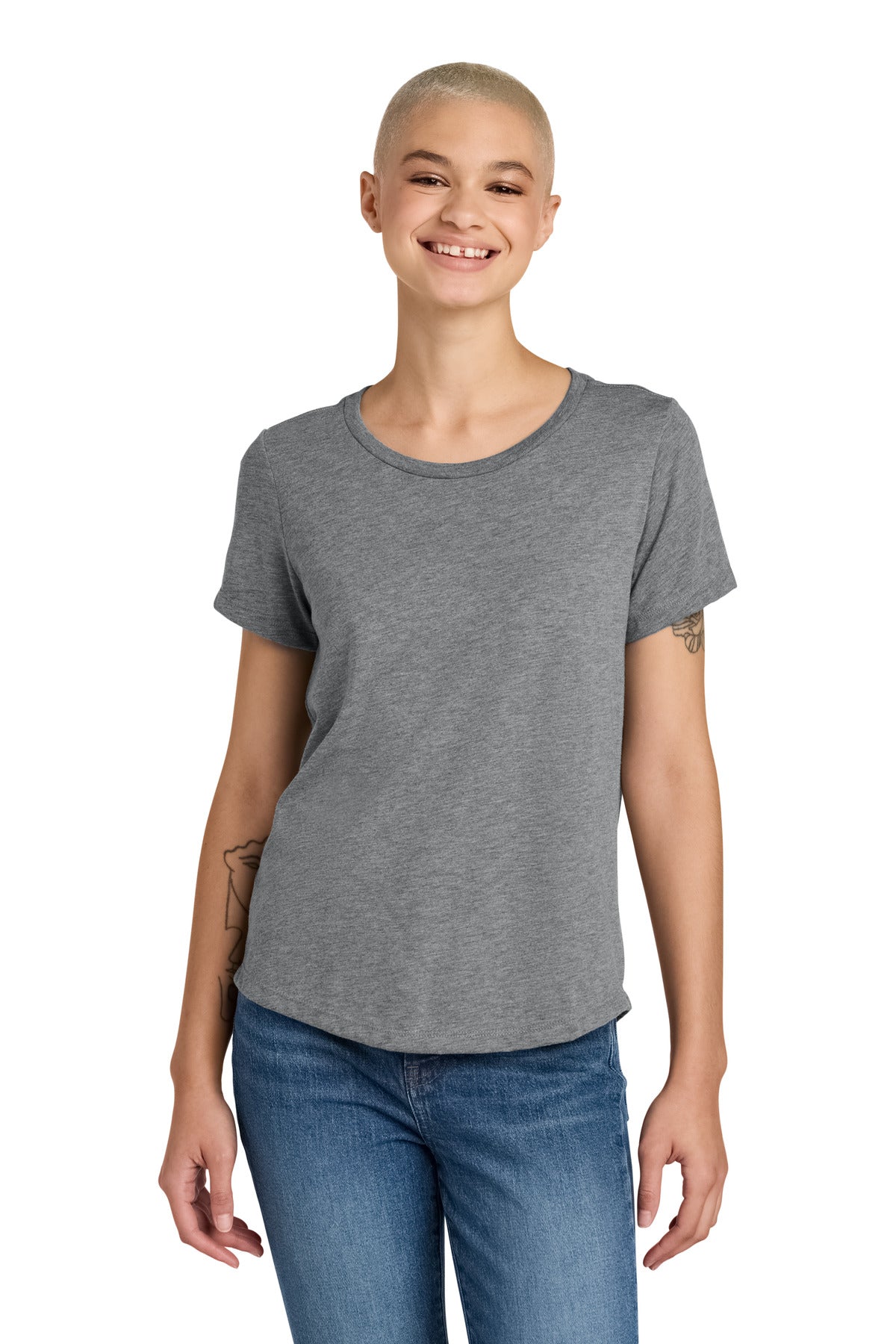 Allmade ® Women's Relaxed Tri-Blend Scoop Neck Tee AL2015
