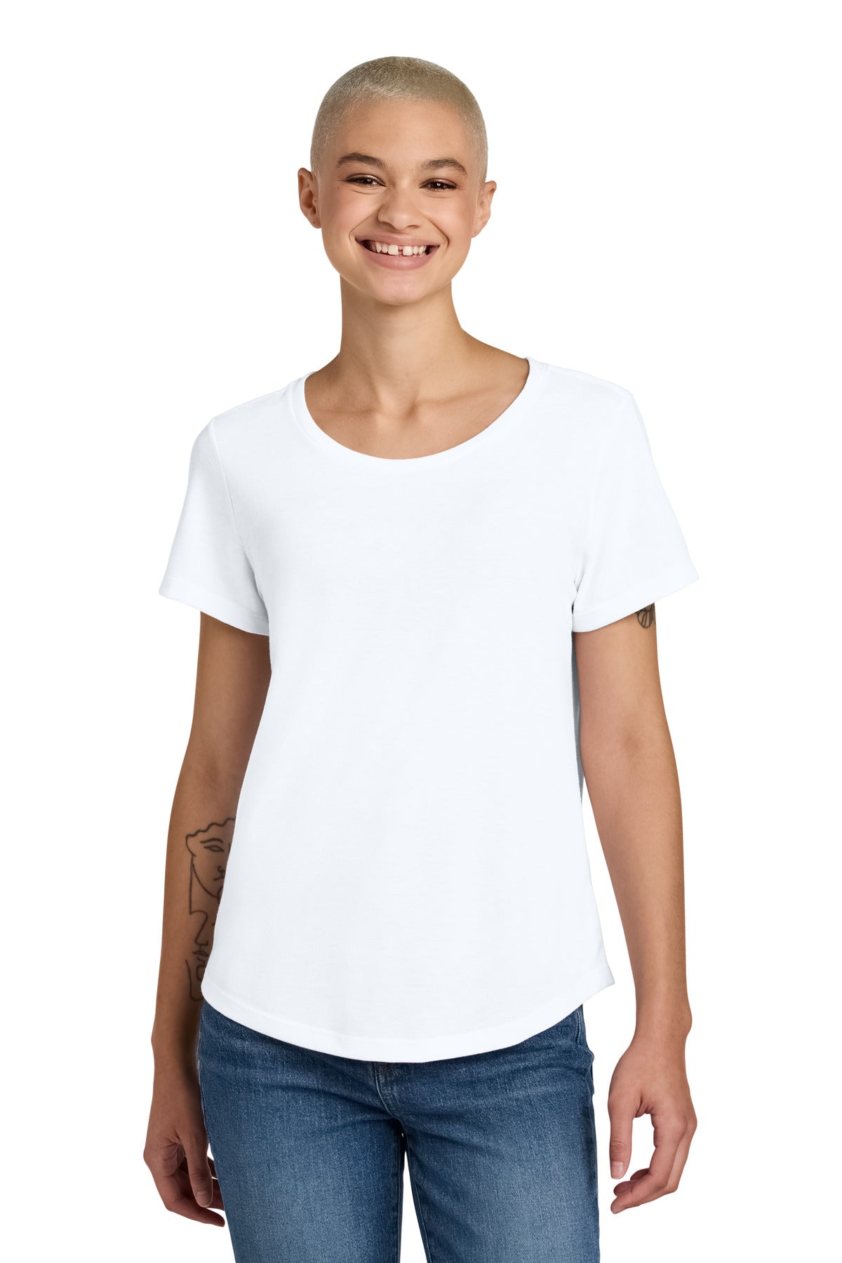 Allmade ® Women's Relaxed Tri-Blend Scoop Neck Tee AL2015