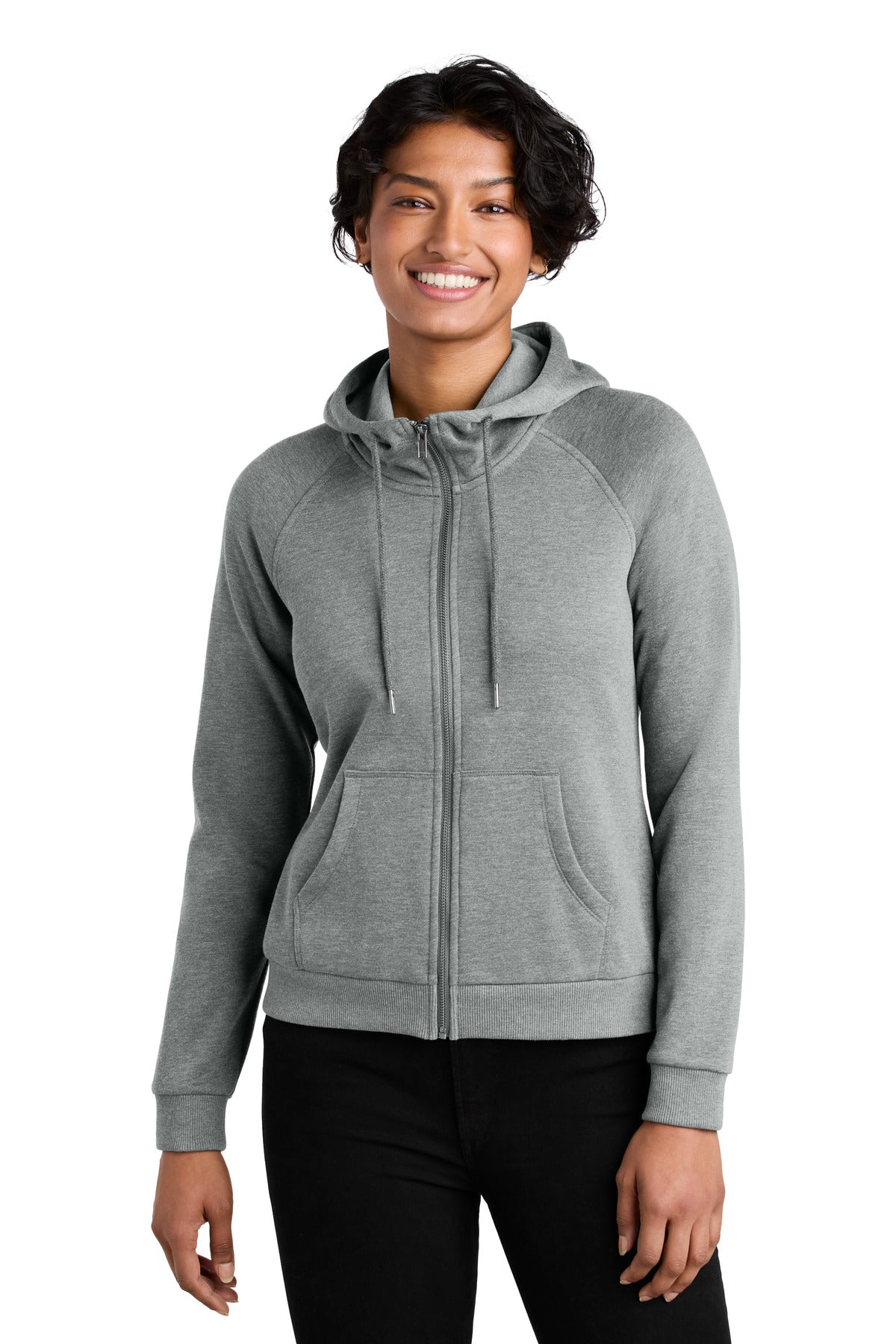 Allmade ® Women's Organic CVC Fleece Full-Zip Hoodie AL5003