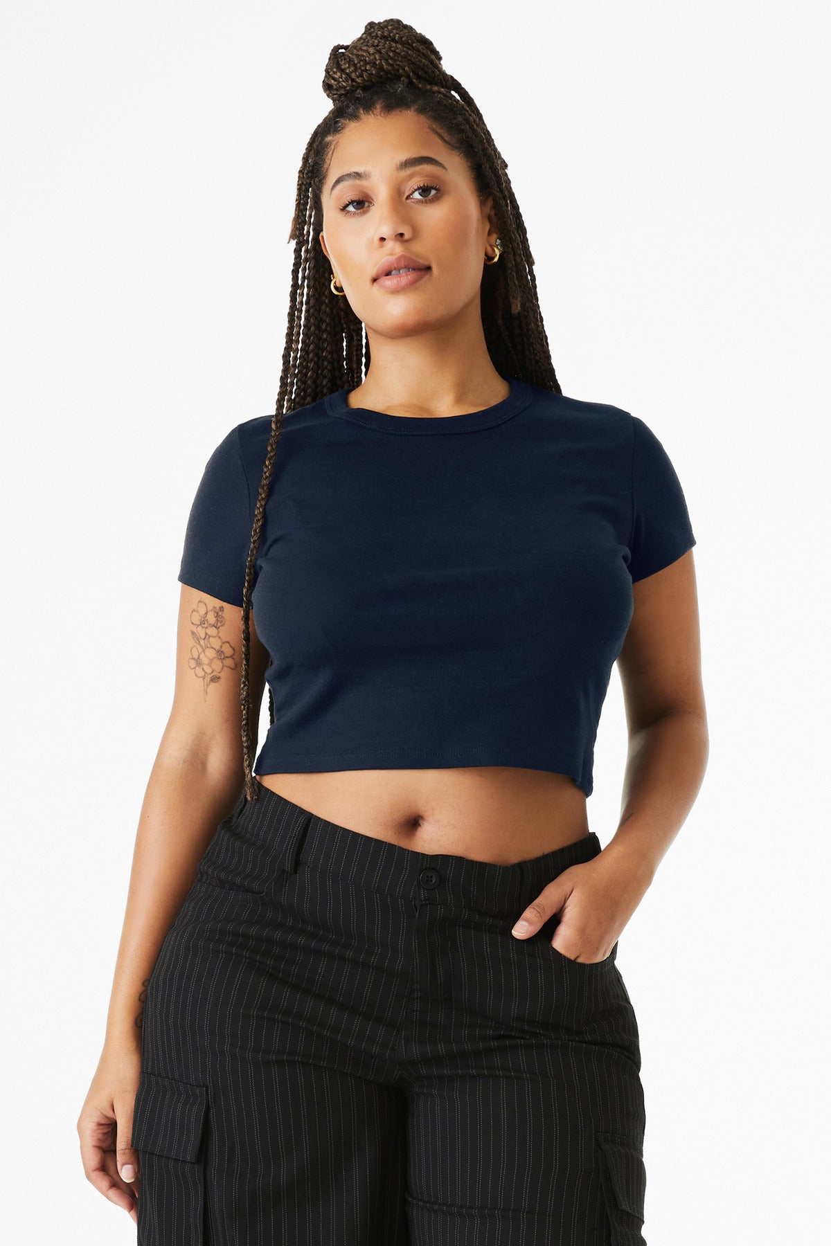 BELLA+CANVAS ® Women's Micro Rib Baby Tee BC1010