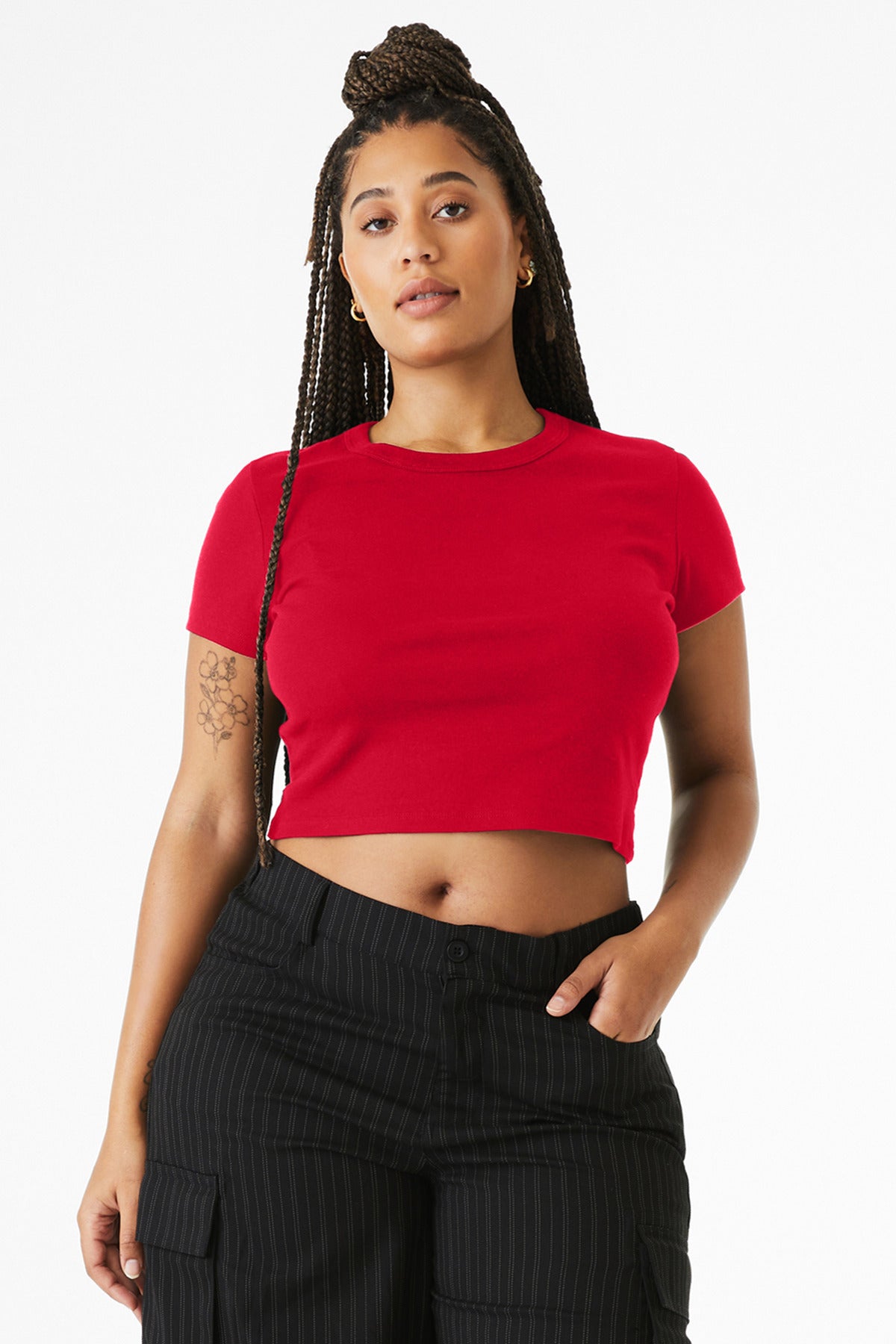 BELLA+CANVAS ® Women's Micro Rib Baby Tee BC1010
