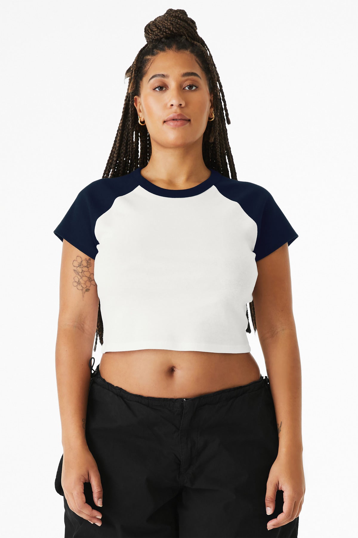BELLA+CANVAS ® Women's Micro Rib Raglan Baby Tee BC1201