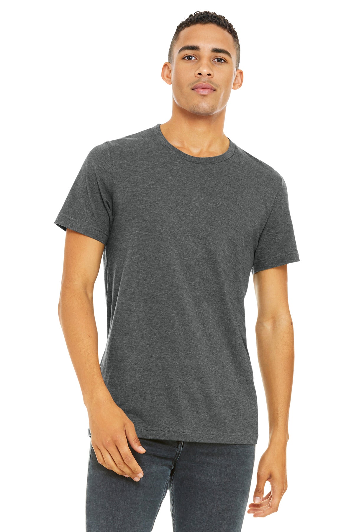 BELLA+CANVAS ® Unisex Heather CVC Short Sleeve Tee. BC3001CVC