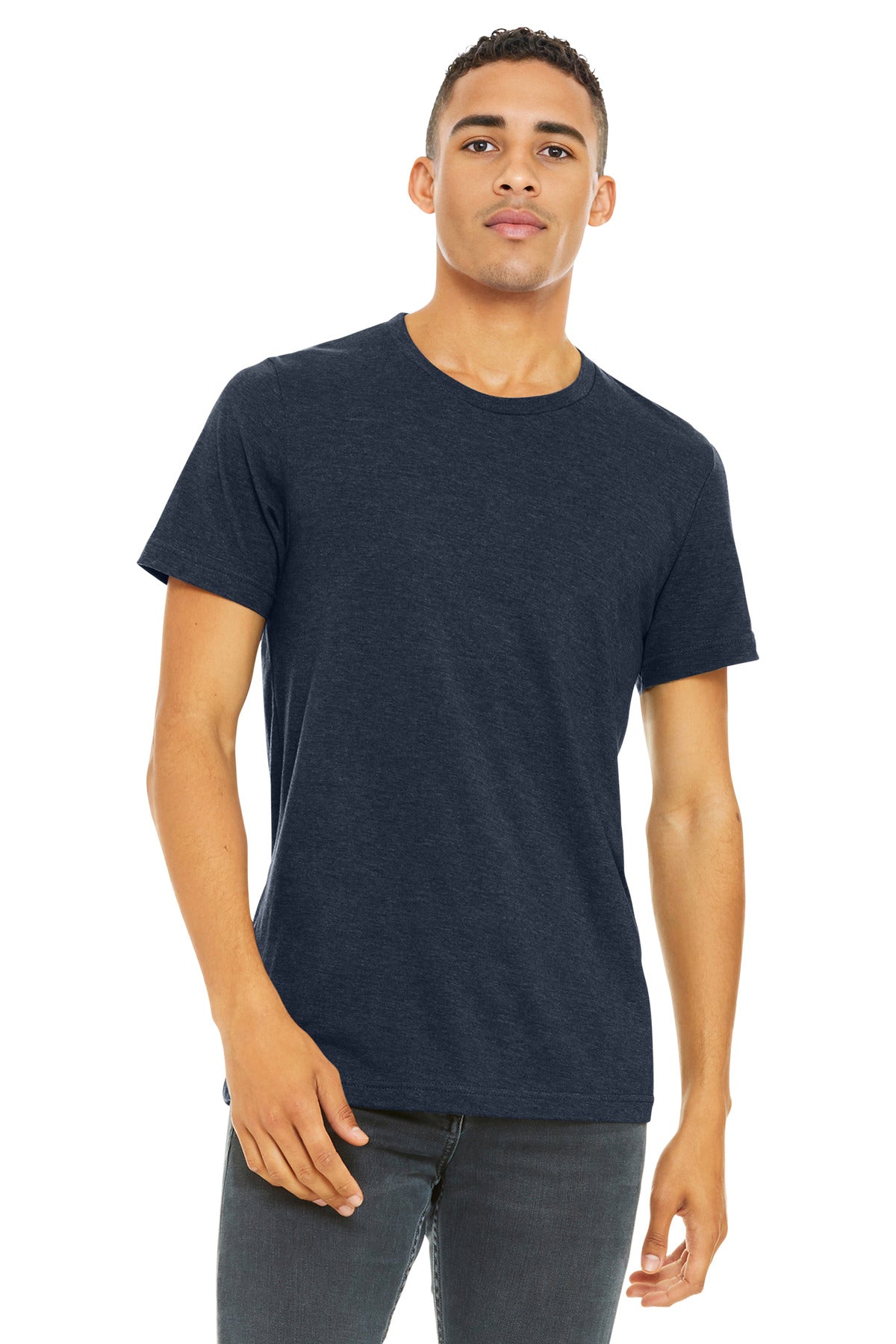BELLA+CANVAS ® Unisex Heather CVC Short Sleeve Tee. BC3001CVC