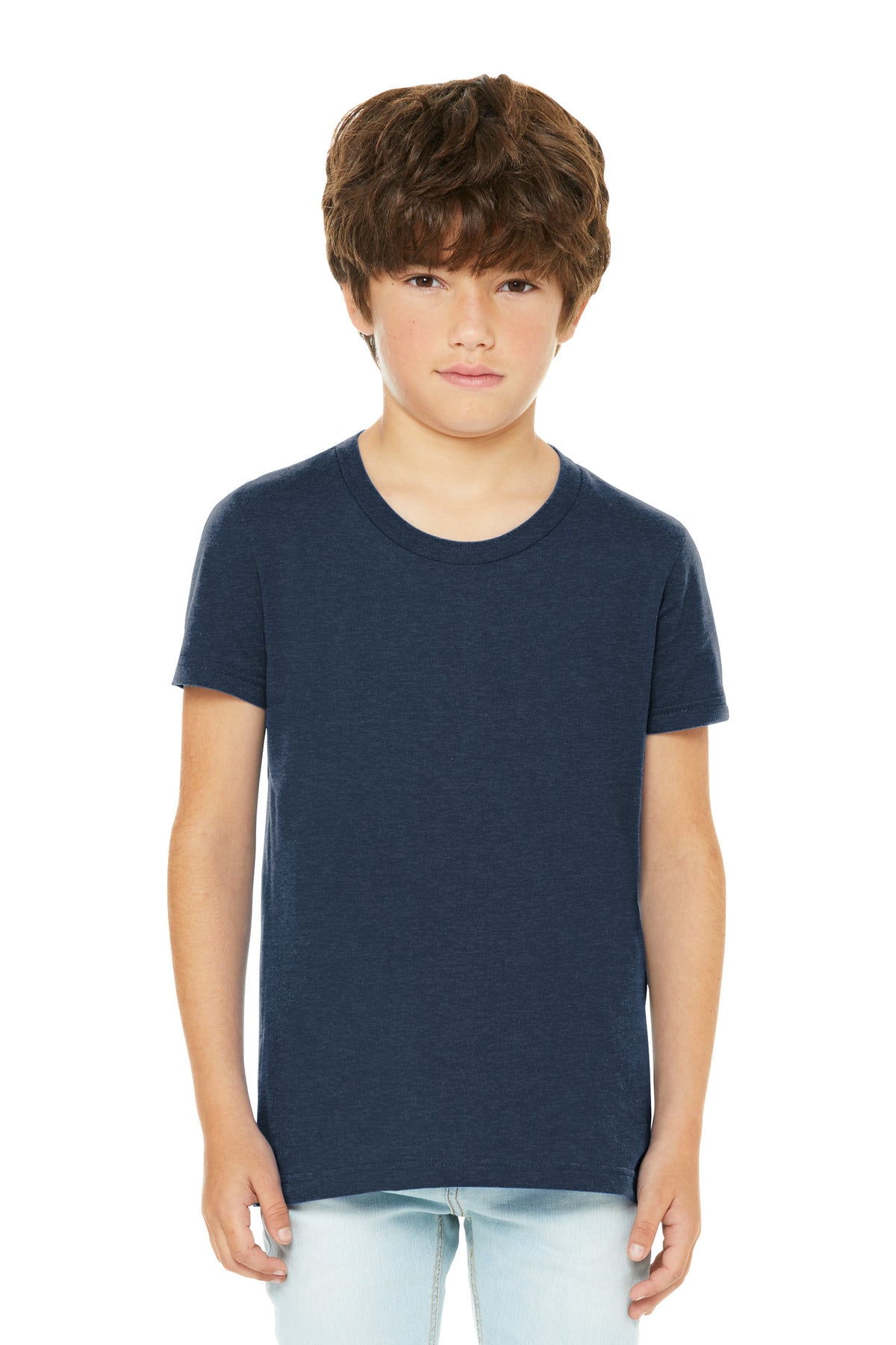 BELLA+CANVAS ® Youth Heather CVC Tee BC3001YCVC