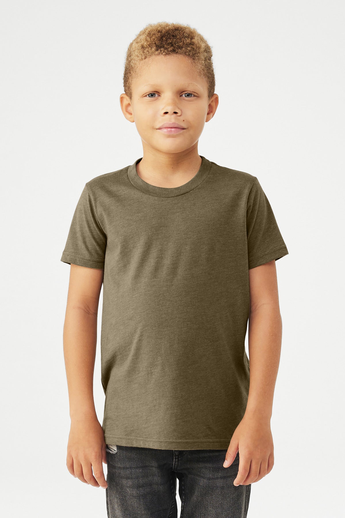BELLA+CANVAS ® Youth Heather CVC Tee BC3001YCVC