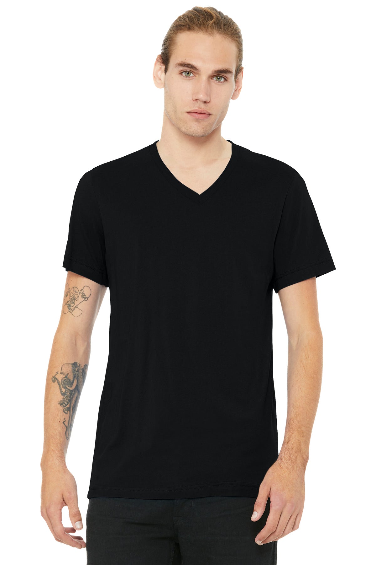 BELLA+CANVAS ® Unisex Heather CVC V-Neck Tee BC3005CVC