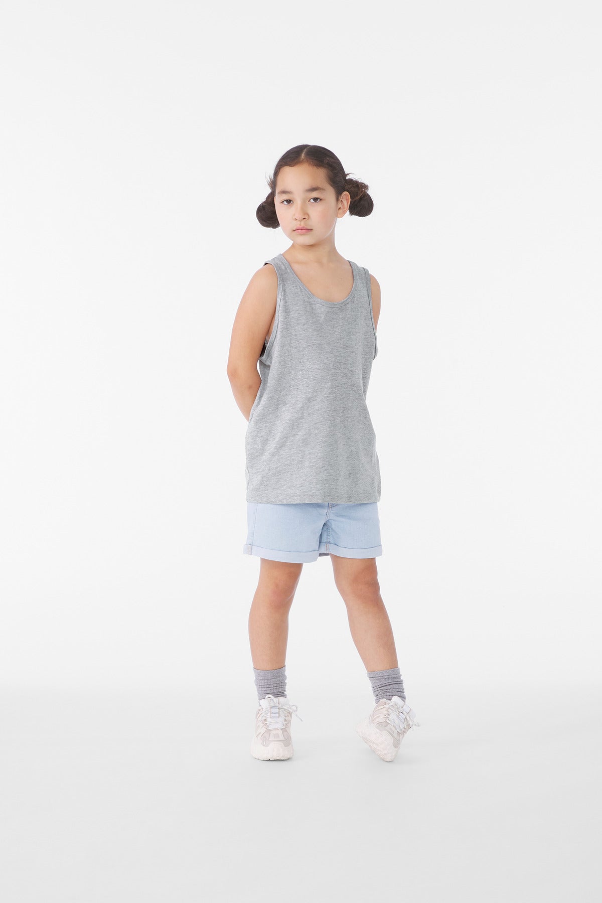 BELLA+CANVAS ® Youth Heather CVC Tank BC3480YCVC