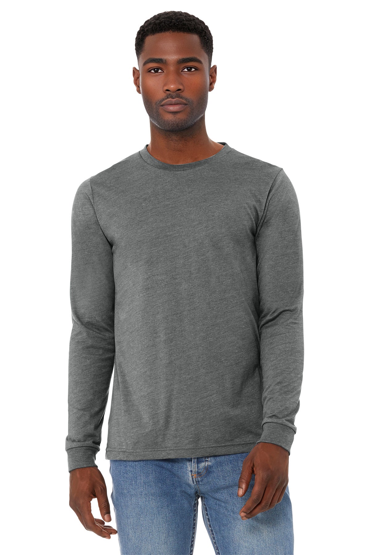 BELLA+CANVAS ® Unisex Heather CVC Long Sleeve Tee BC3501CVC