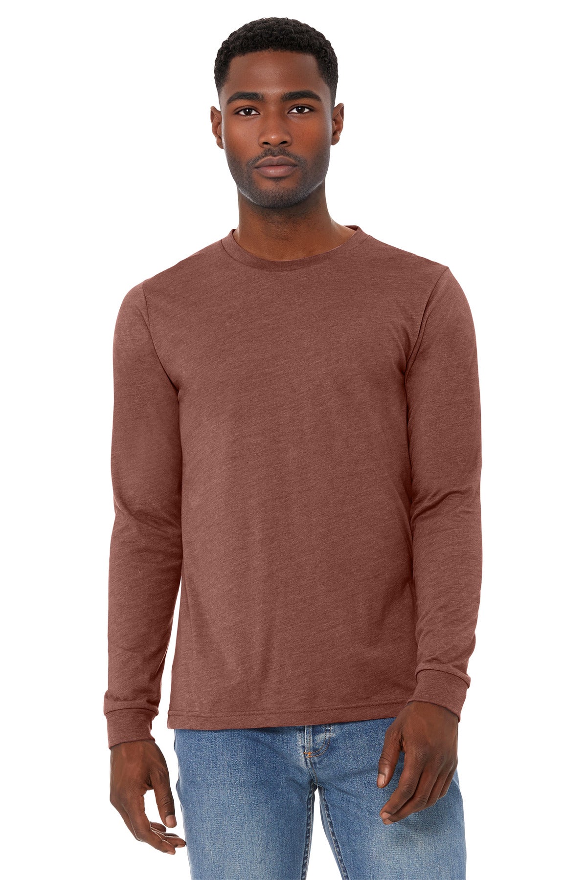 BELLA+CANVAS ® Unisex Heather CVC Long Sleeve Tee BC3501CVC