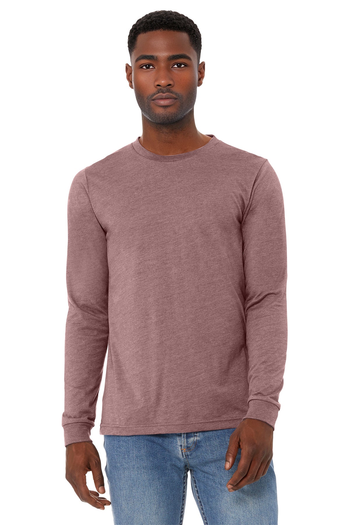 BELLA+CANVAS ® Unisex Heather CVC Long Sleeve Tee BC3501CVC