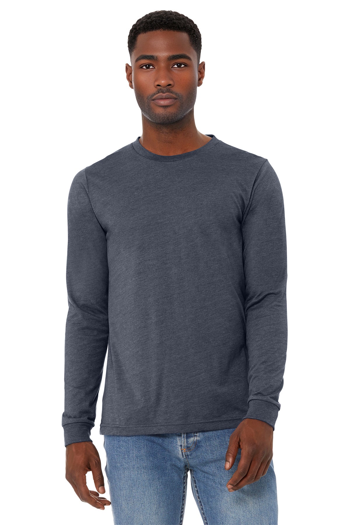 BELLA+CANVAS ® Unisex Heather CVC Long Sleeve Tee BC3501CVC
