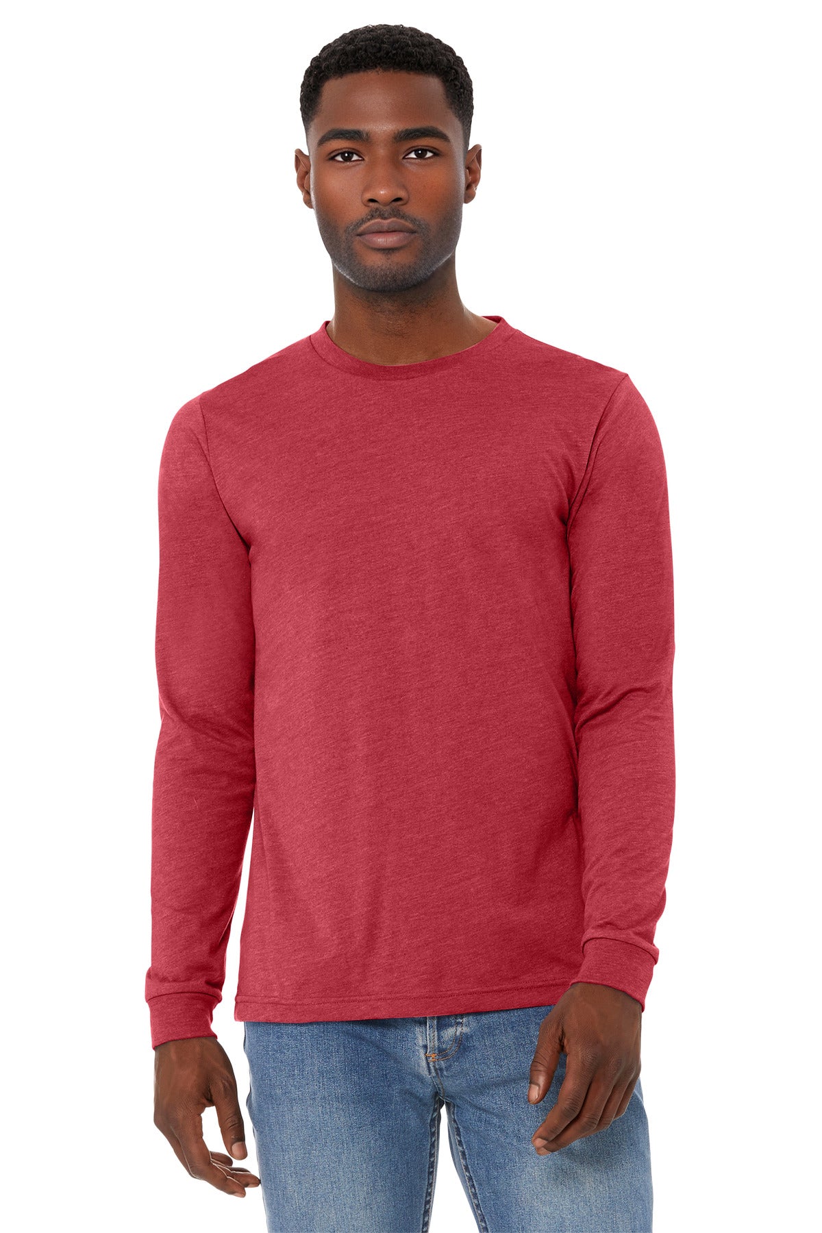 BELLA+CANVAS ® Unisex Heather CVC Long Sleeve Tee BC3501CVC
