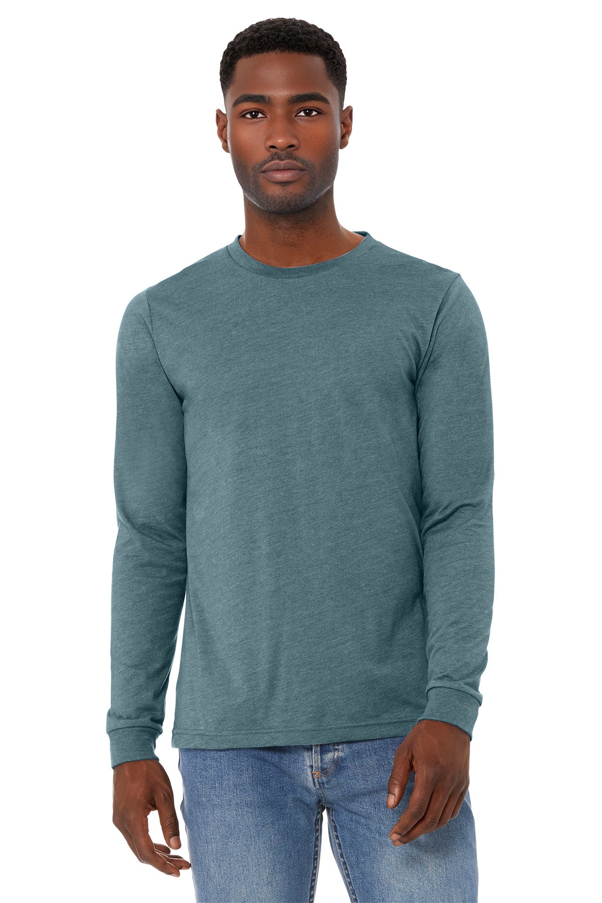 BELLA+CANVAS ® Unisex Heather CVC Long Sleeve Tee BC3501CVC