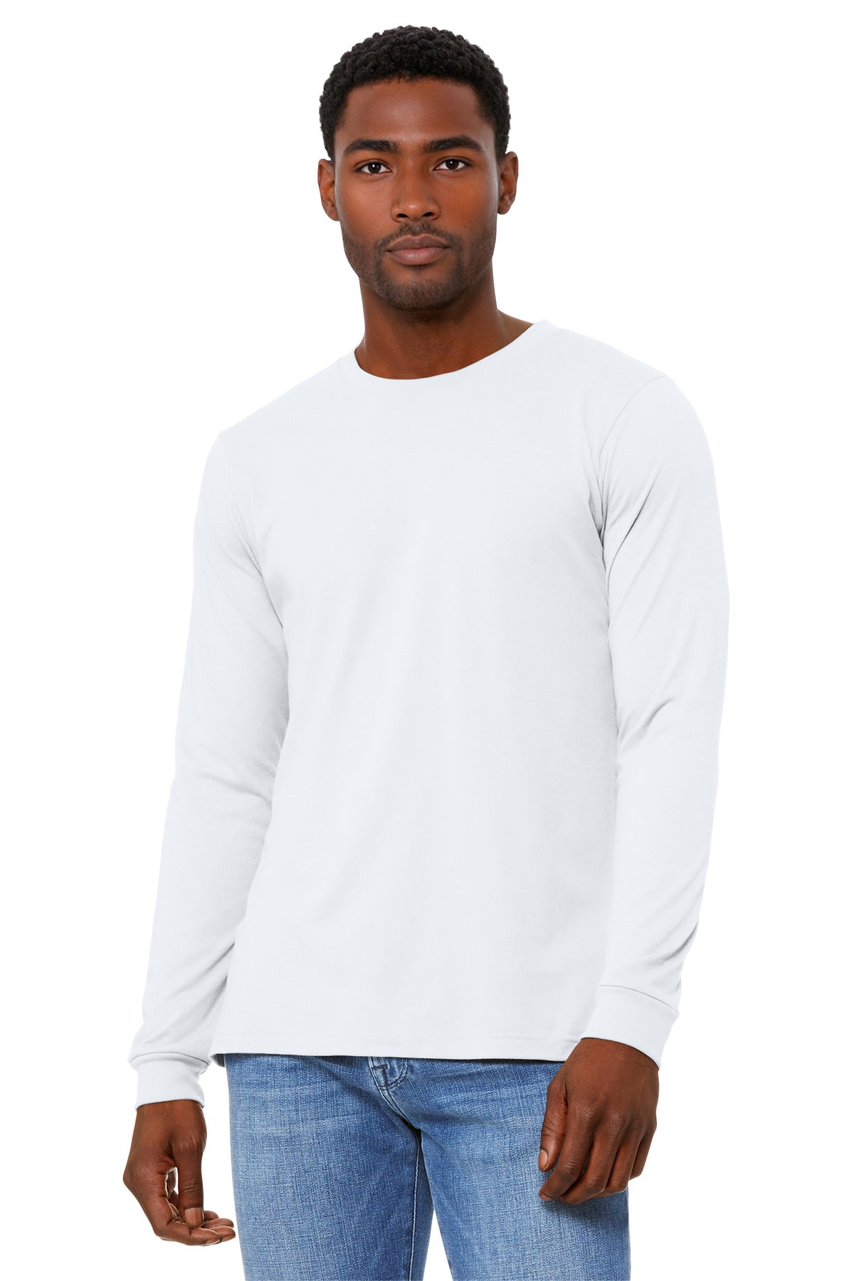 BELLA+CANVAS ® Unisex Heather CVC Long Sleeve Tee BC3501CVC