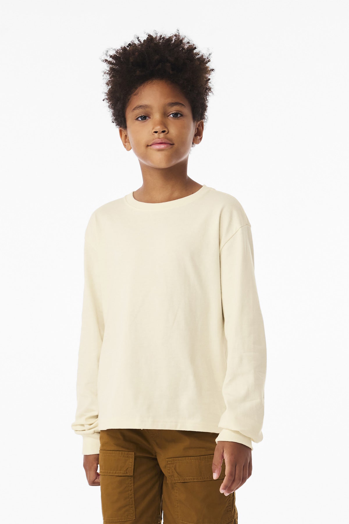 BELLA+CANVAS ® Youth 6-Ounce Heavyweight Long Sleeve Tee BC3511Y