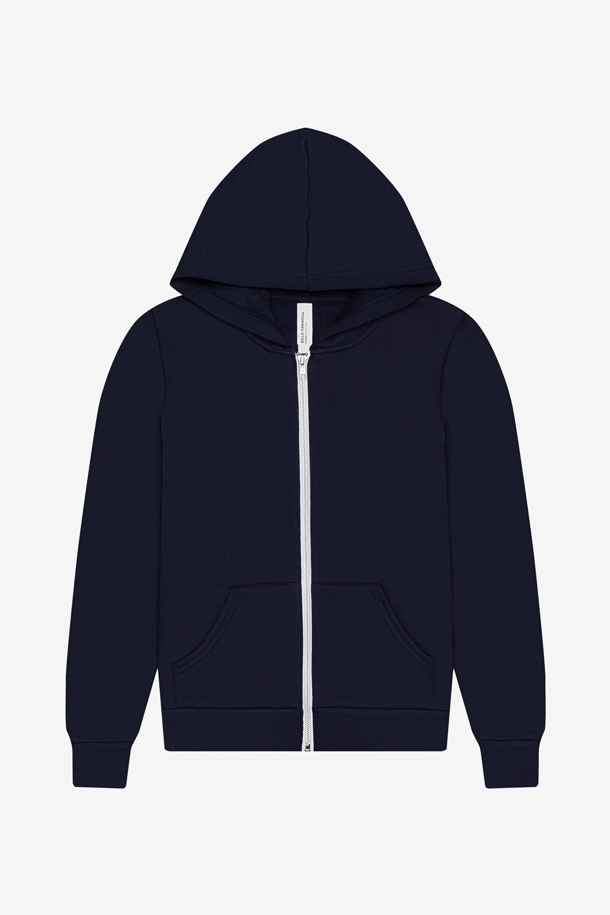 BELLA+CANVAS ® Youth Sponge Fleece Full-Zip Hooded Sweatshirt BC3739Y