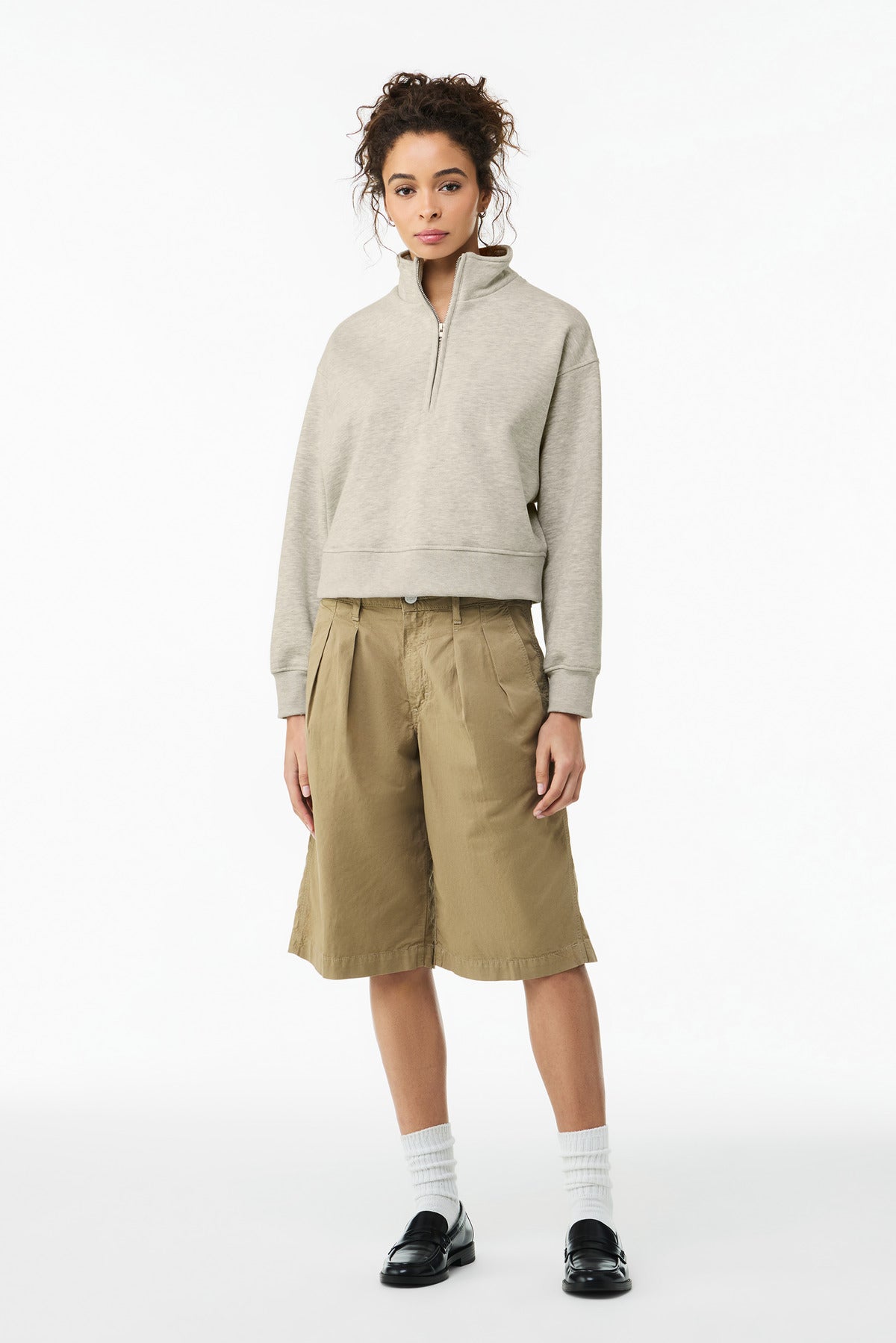 BELLA+CANVAS ® Women's 10-Ounce 1/2-Zip Pullover BC4540