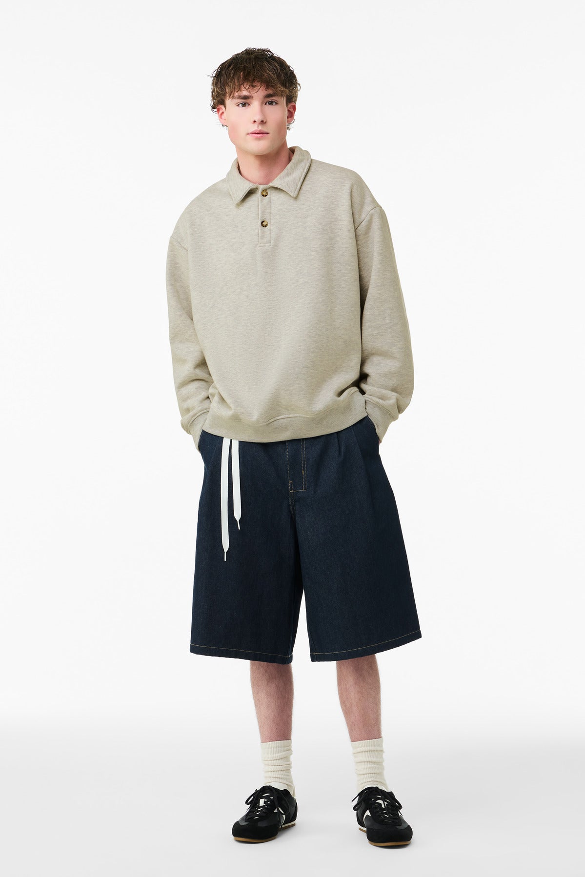 BELLA+CANVAS ® Unisex 10-Ounce Polo Sweatshirt BC4741