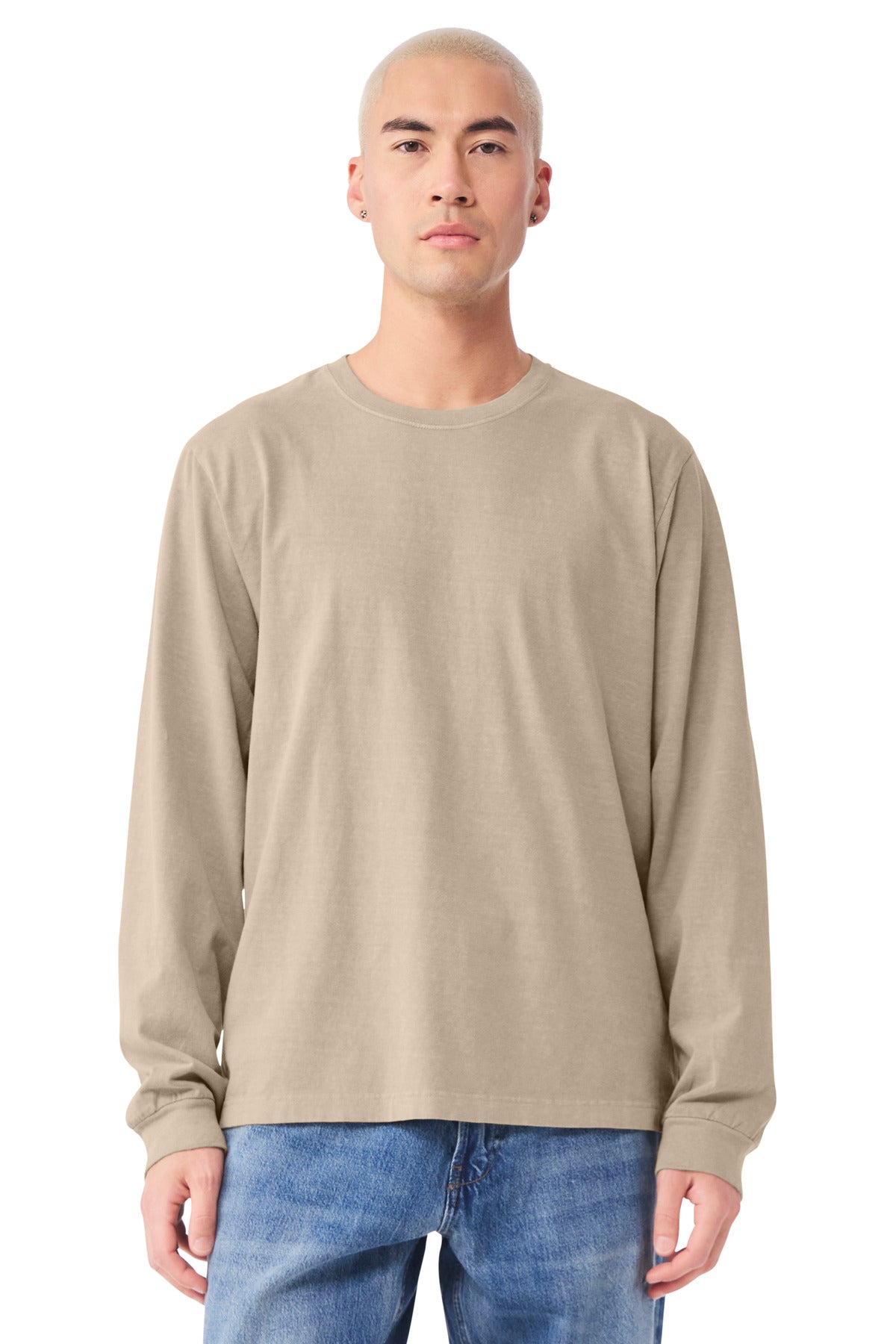 BELLA+CANVAS ® Unisex Heavyweight Garment-Dyed Long Sleeve Tee BC4851GD