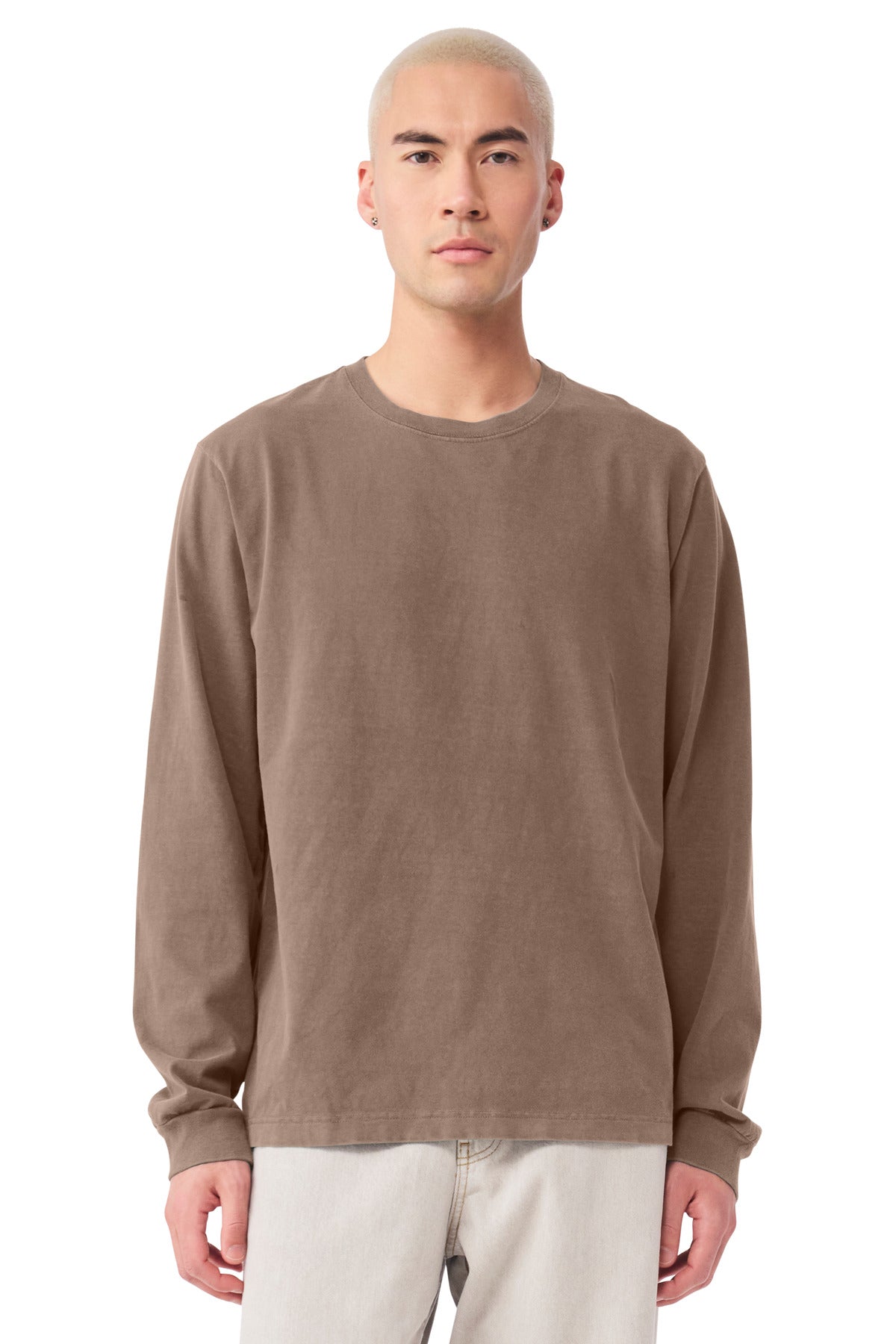 BELLA+CANVAS ® Unisex Heavyweight Garment-Dyed Long Sleeve Tee BC4851GD