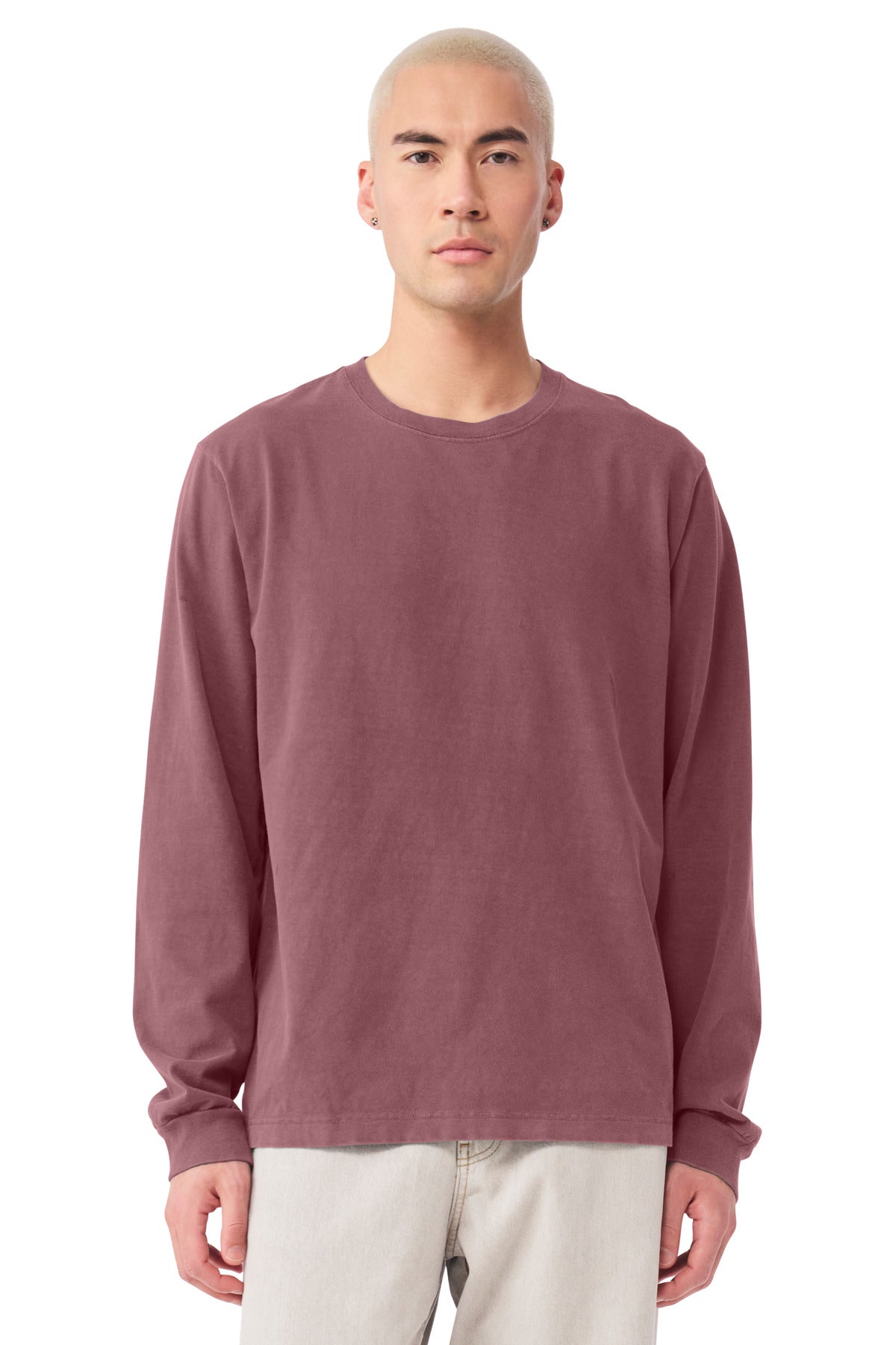 BELLA+CANVAS ® Unisex Heavyweight Garment-Dyed Long Sleeve Tee BC4851GD