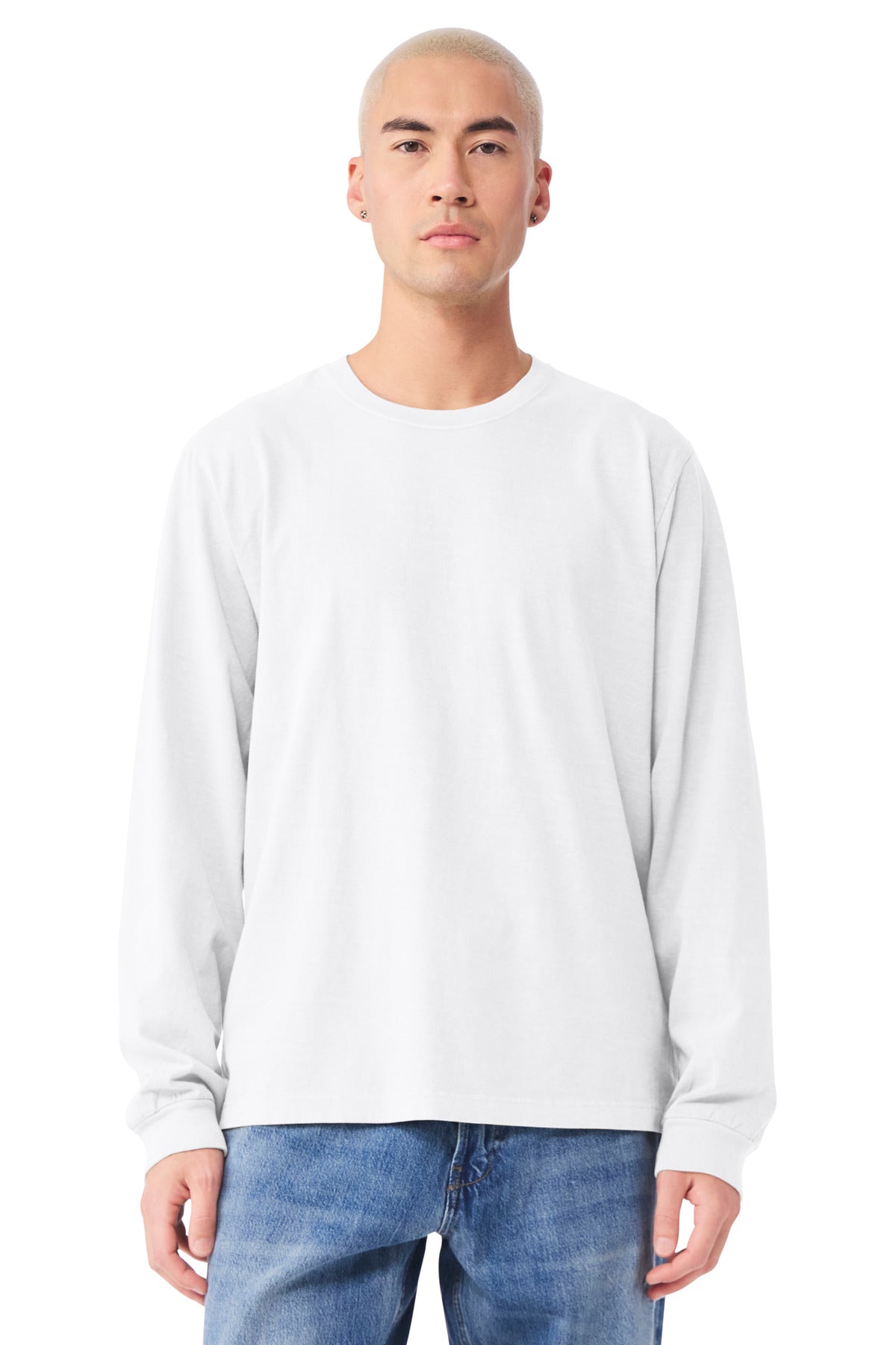 BELLA+CANVAS ® Unisex Heavyweight Garment-Dyed Long Sleeve Tee BC4851GD