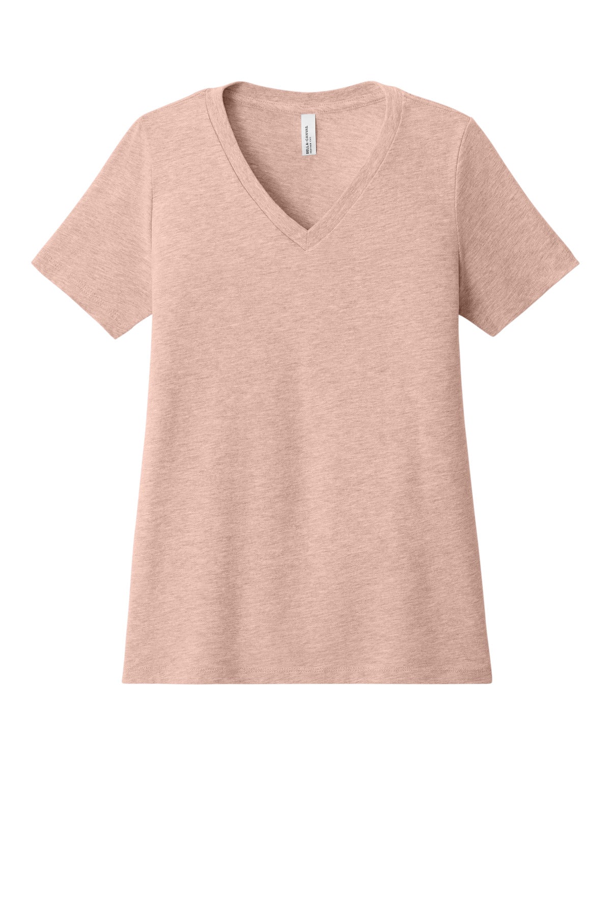 BELLA+CANVAS ® Women's Relaxed Heather CVC V-Neck Tee BC6405CVC