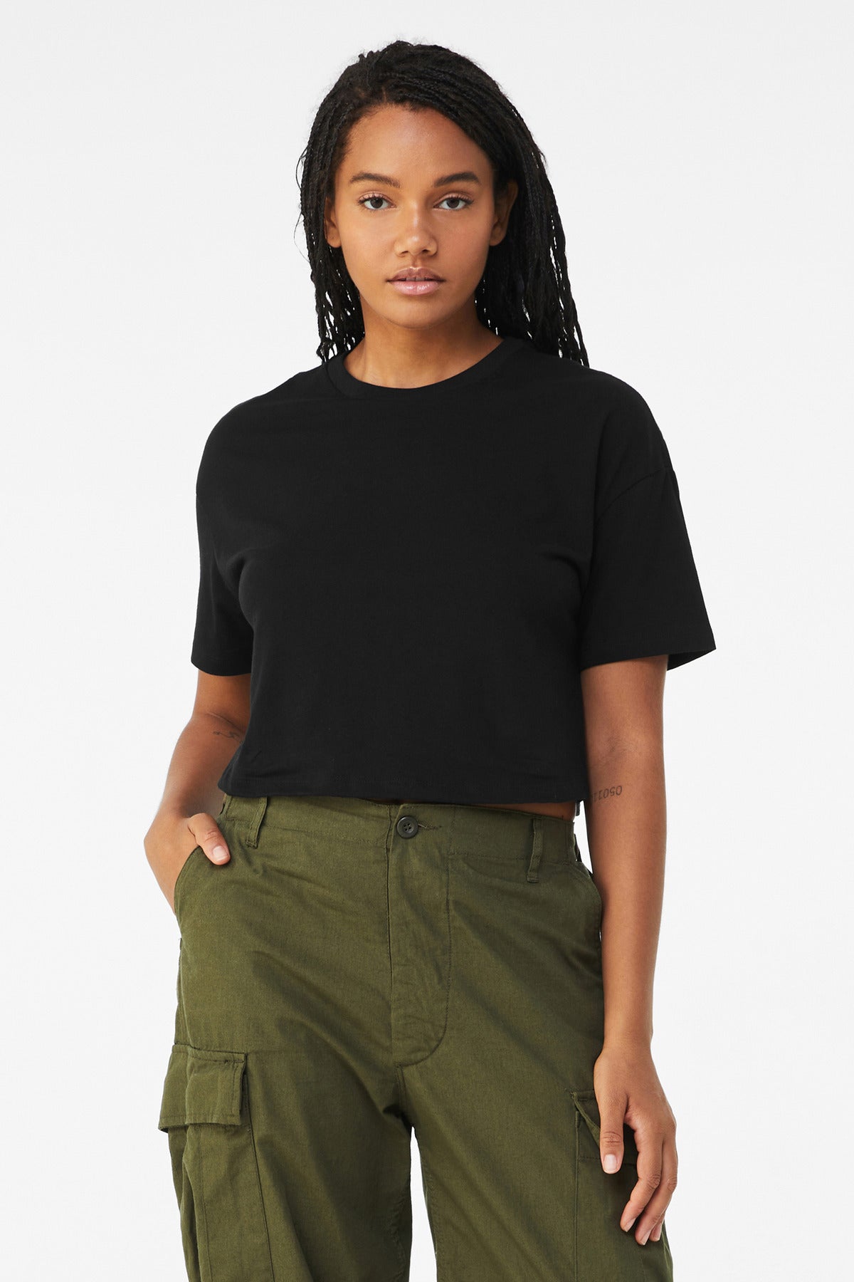 BELLA+CANVAS ® Women's Jersey Crop Tee BC6482