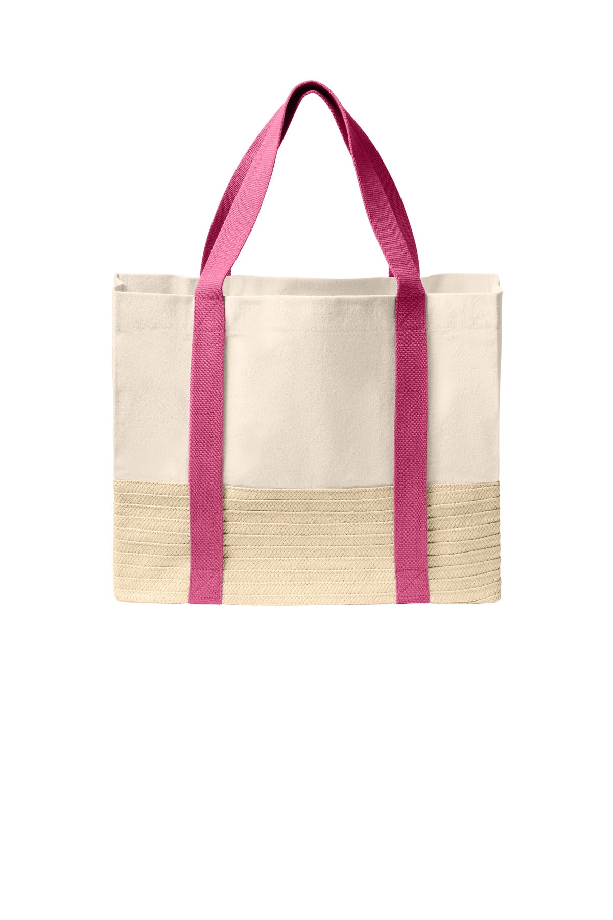 Port Authority ® Straw Market Tote BG450
