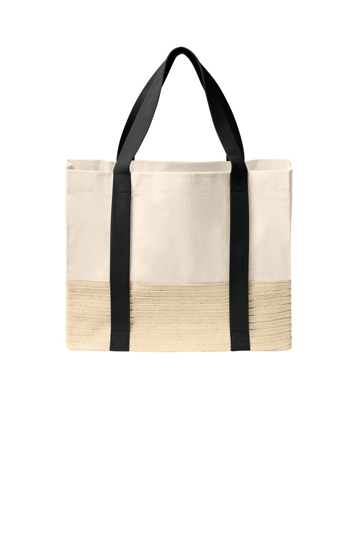 Port Authority ® Straw Market Tote BG450