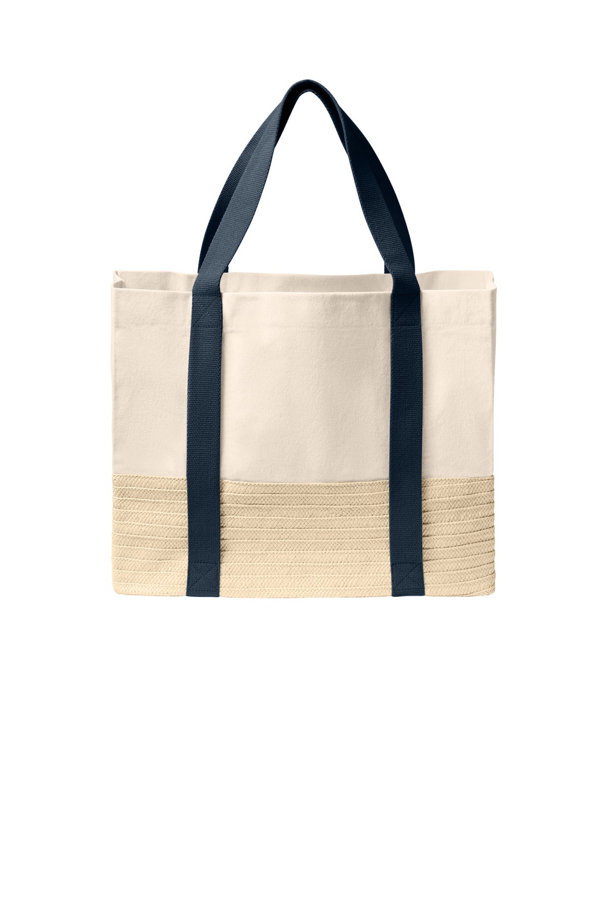 Port Authority ® Straw Market Tote BG450