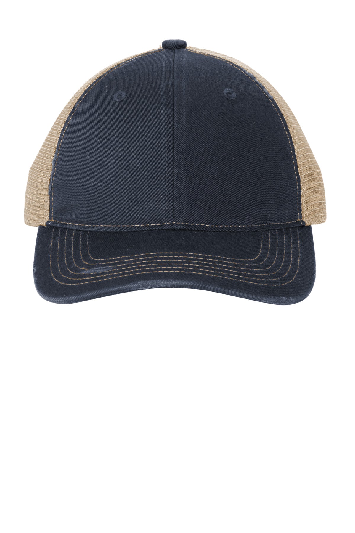 Port Authority ® Distressed Mesh Back Cap C600